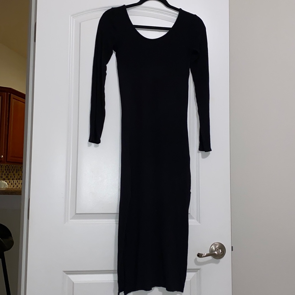 Amuse Society Midi bodycon ribbed dress